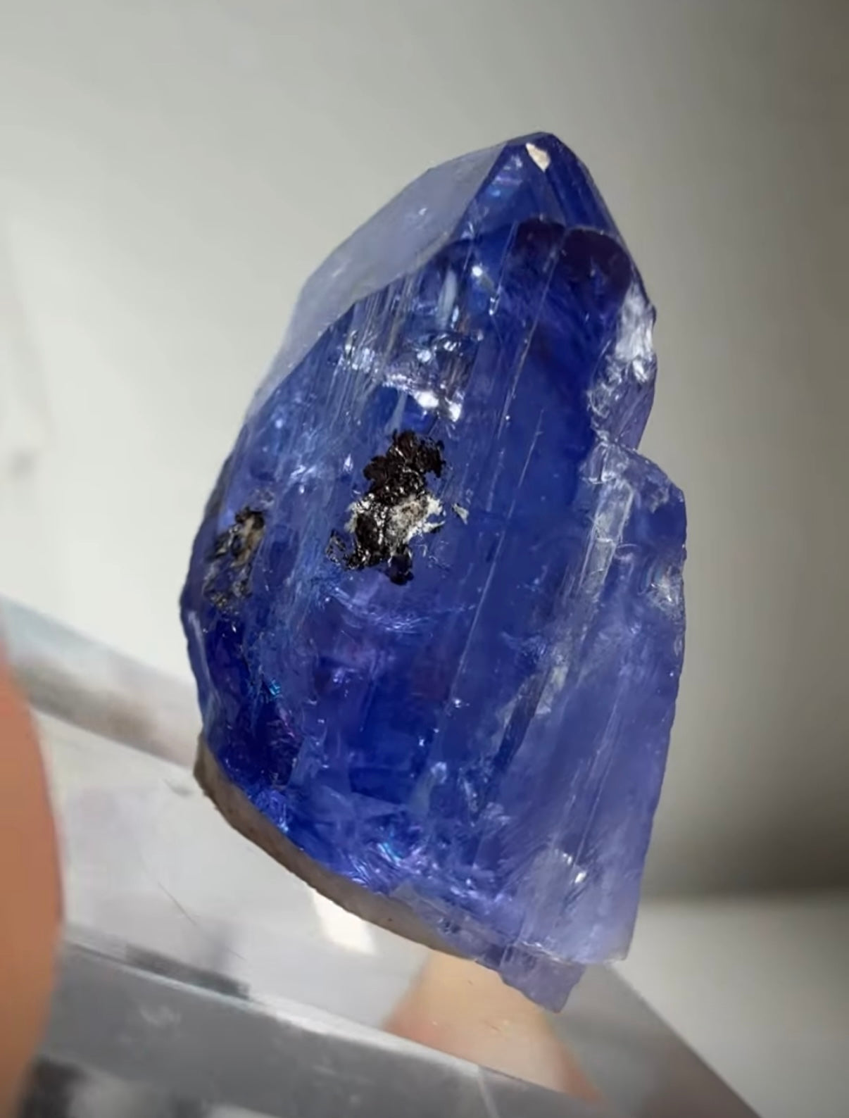 Large Tanzanite crystal
