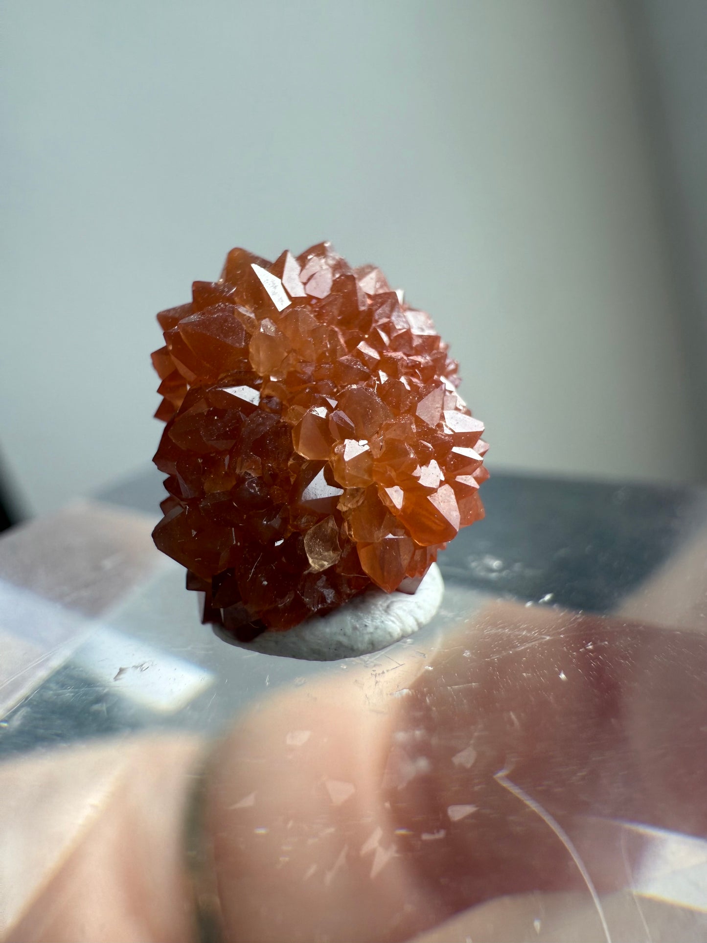 Jacinto de Compostela Clay Included Quartz from Spain #14