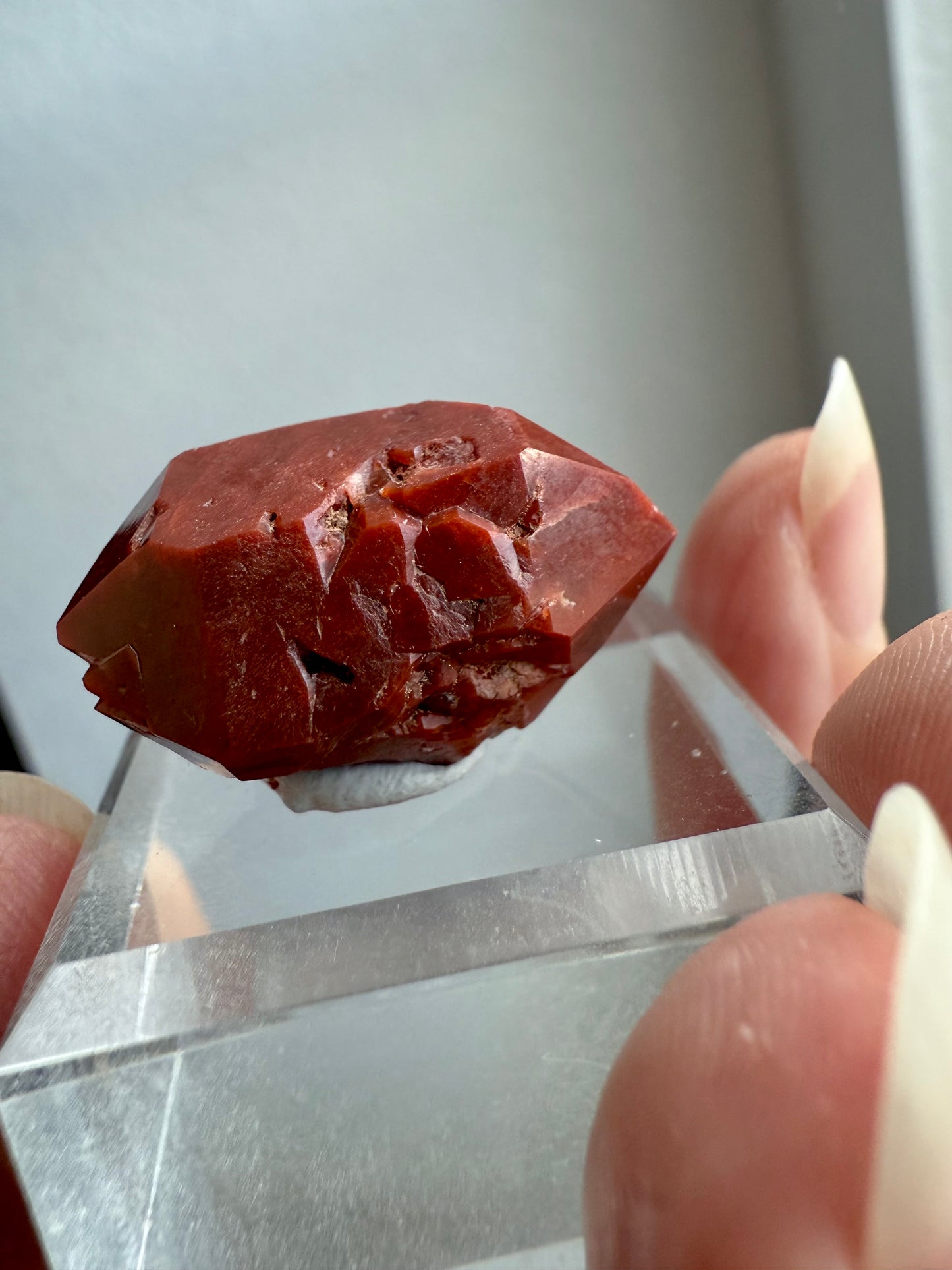 Jacinto de Compostela Clay Included Quartz from Spain