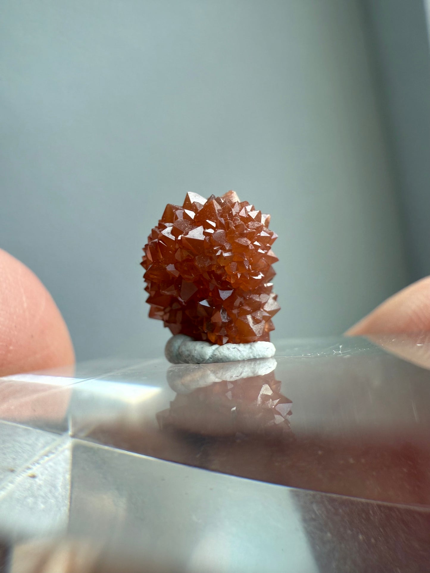 Jacinto de Compostela Clay Included Quartz from Spain #14