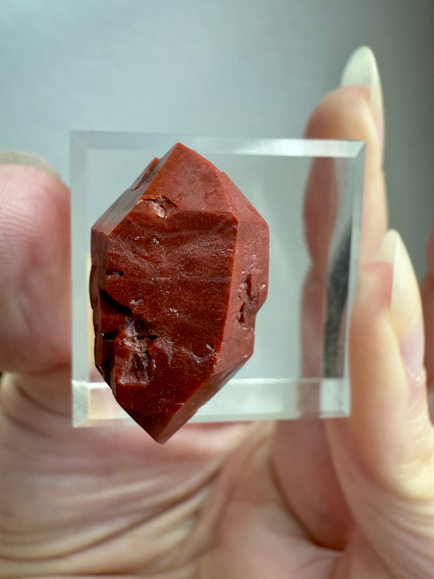 Jacinto de Compostela Clay Included Quartz from Spain