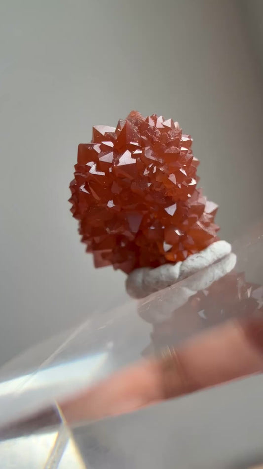 Jacinto de Compostela Clay Included Quartz from Spain #14