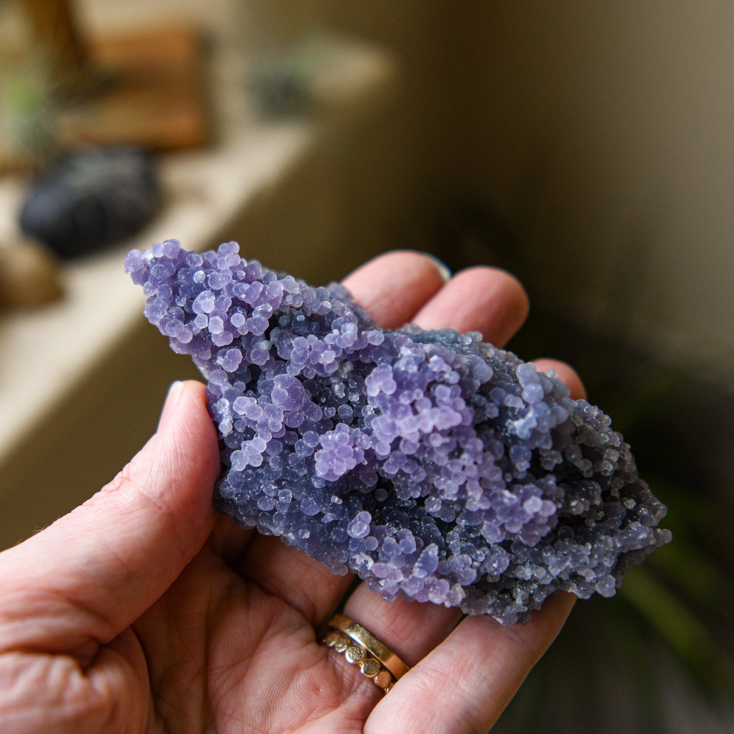 Botryoidal Amethyst, Grape Agate, Grape Chalcedony, TOP QUALITY Druzy Specimen. Extra Sparkly