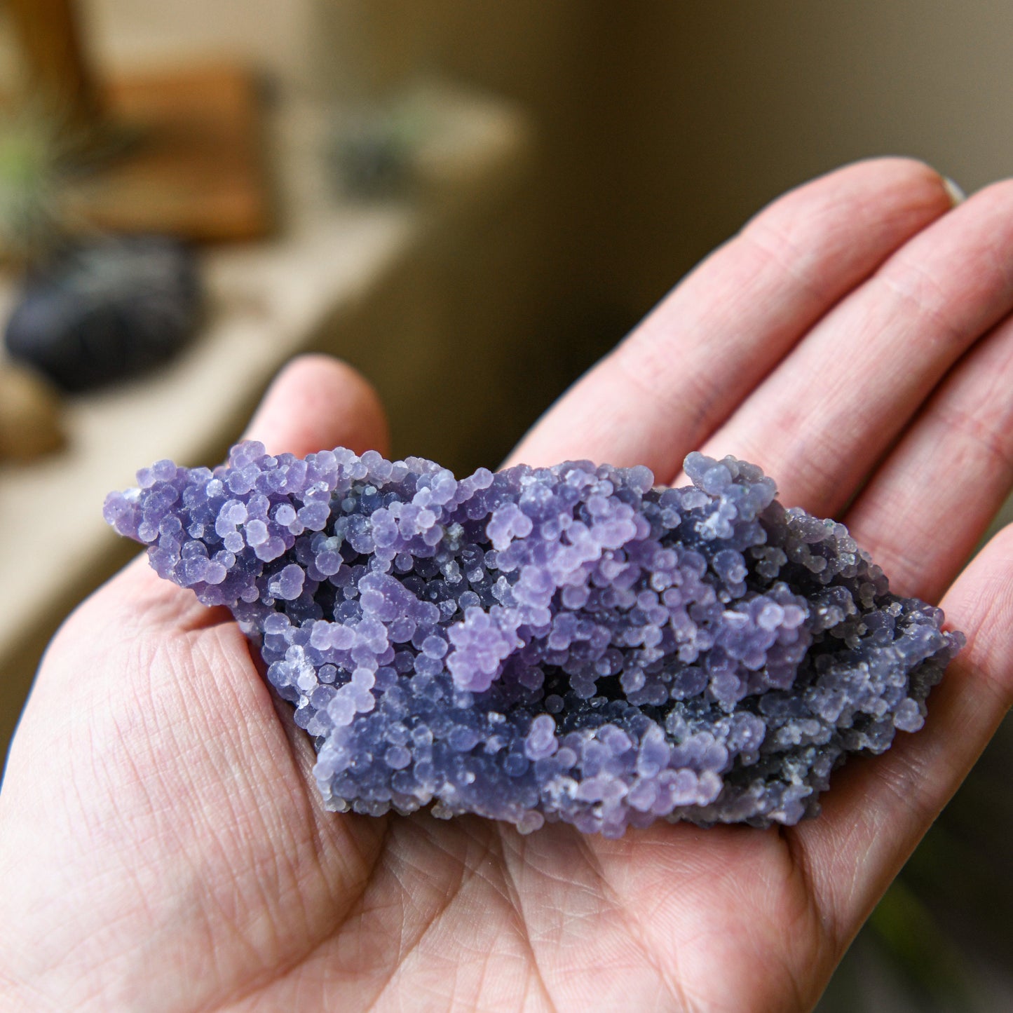 Botryoidal Amethyst, Grape Agate, Grape Chalcedony, TOP QUALITY Druzy Specimen. Extra Sparkly